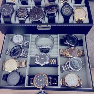 27 watches with different types of features and styles. Some may need fixing.